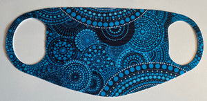 Blue Dreams Fabric face mask