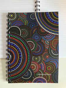 A5 Spiral bound Notebook - Confettiliscious