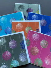 Load image into Gallery viewer, Icy Baubles Christmas Cards 6-Pack
