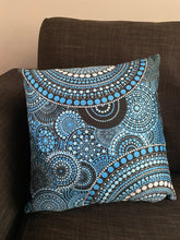 Load image into Gallery viewer, Dreams Cushion in Blue
