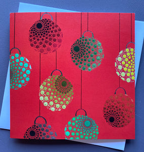 Original Baubles Christmas Cards 6-Pack