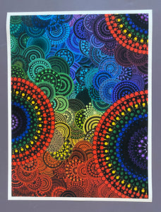 Sea of Rainbows in High Quality Paper Print