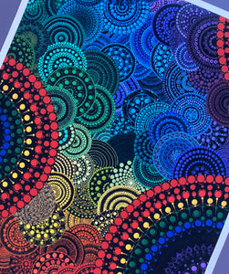 Sea of Rainbows in High Quality Paper Print