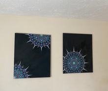 Load image into Gallery viewer, ORIGINAL: Pair of Paintings -Teal Drift
