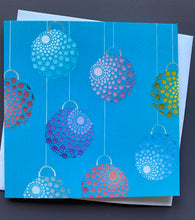 Load image into Gallery viewer, Icy Baubles Christmas Cards 6-Pack
