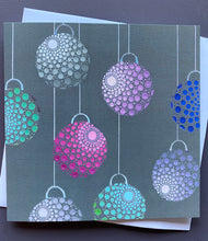 Load image into Gallery viewer, Icy Baubles Christmas Cards 6-Pack
