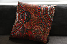 Load image into Gallery viewer, High quality Cushion in Orange Dreams design
