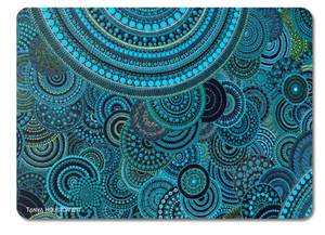 Set of 4 Placemats - Muse in Teal