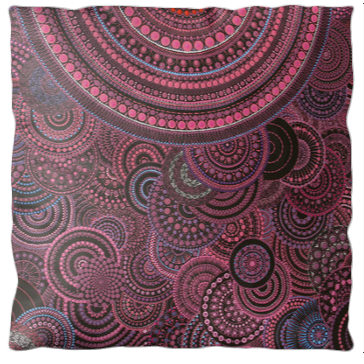 Fabulous quality cushion in Mulberry Muse Design