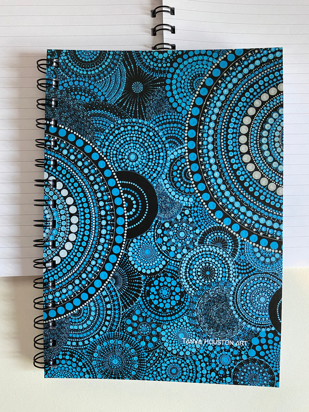 A5 Spiral bound Notebook - Blue Dreams